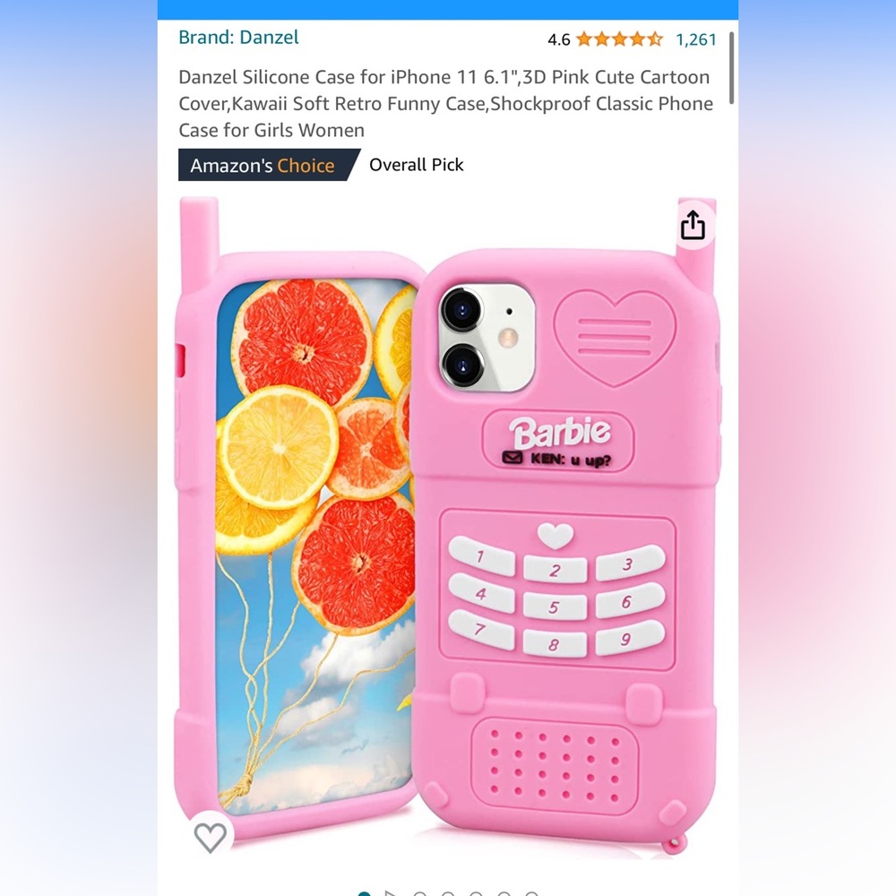 iPhone 13 pro Barbie case